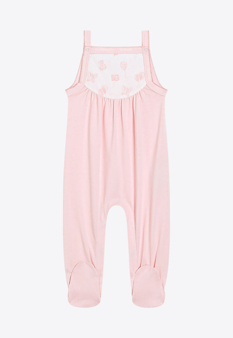 Dolce & Gabbana Kids Baby Girls Balloon Print Gift Set - Set of 2 Pink L2JO3M G7O1C S9000