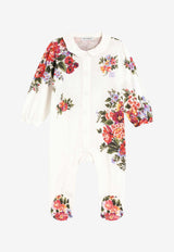 Dolce & Gabbana Kids Baby Girls Floral Print Gift Set - Set of 3 Multicolor L2JO5D II7J6 HA5ZO