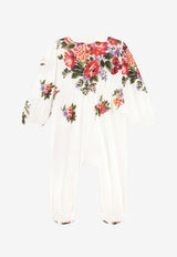Dolce & Gabbana Kids Baby Girls Floral Print Gift Set - Set of 3 Multicolor L2JO5D II7J6 HA5ZO