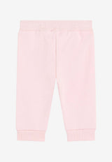 Dolce & Gabbana Kids Baby Girls Leopard with Bow Track Pants Pink L2JPC9 G7PNM F0662