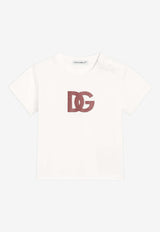 Dolce & Gabbana Kids Baby Girls DG Logo T-shirt White L2JTIT G7N9A W0111