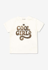 Dolce & Gabbana Kids Baby Girls DG Cool Girls T-shirt White L2JTJT G7PXG W0111