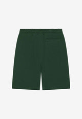 Dolce & Gabbana Kids Boys Logo Track Shorts L4JQR1 G7M4R V0340 Green