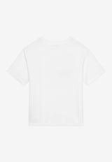 Dolce & Gabbana Kids Boys Logo Print T-shirt L4JTEY G7L4M W0800 White
