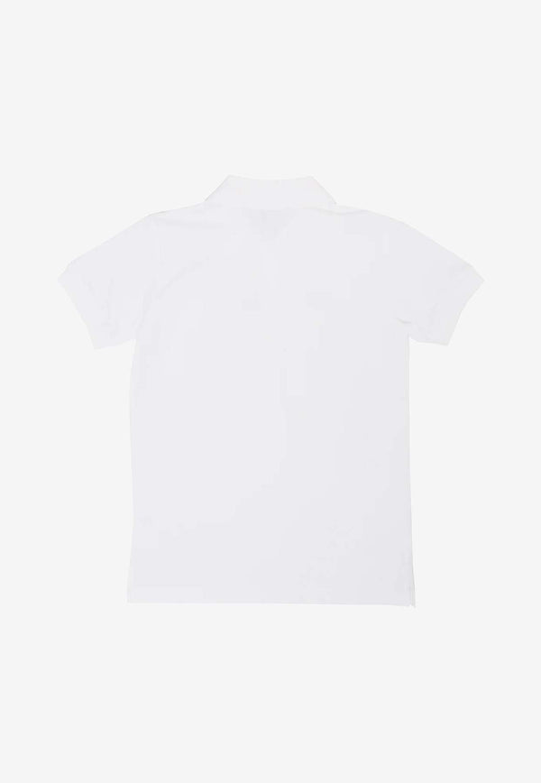 Dolce & Gabbana Kids Boys Logo Tag Polo T-shirt L4JTGW G7M4T W0800