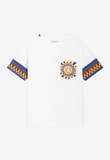 Dolce & Gabbana Kids Boys Carretto Print T-shirt Multicolor L4JTIT G7P9F S9000