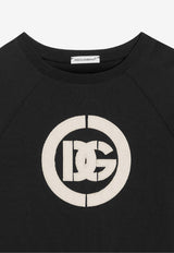 Dolce & Gabbana Kids Boys DG Logo Patch T-shirt Black L4JTJR G7PTJ N0000