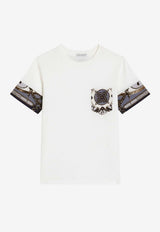 Dolce & Gabbana Kids Boys Cargo Print T-shirt White L4JTJV II7JW HT5XB