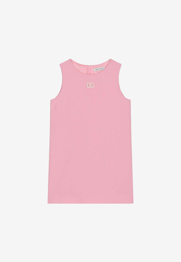 Dolce & Gabbana Kids Girls Cady A-line Dress L53DF1 G7M4Q F0662 Pink