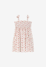 Dolce & Gabbana Kids Girls Small Rose Print Sleeveless Dress Multicolor L54DE0 HS5UB HA5XJ