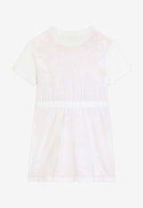 Dolce & Gabbana Kids Girls Majolica Print T-shirt Dress Multicolor L5JDBG G7P5T S9000