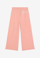 Dolce & Gabbana Kids Girls Signature Logo Track Pants Pink L5JPI3 G7PWH F0079