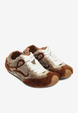 Loewe Ballet Runner 2.0 Shearling Sneakers Multicolor L814282X73LE/R_LOEW-8892