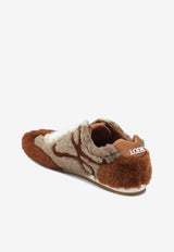 Loewe Ballet Runner 2.0 Shearling Sneakers Multicolor L814282X73LE/R_LOEW-8892