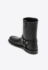 Loewe Campo Biker Leather Chelsea Boots Black L815285X95LE/P_LOEW-1100