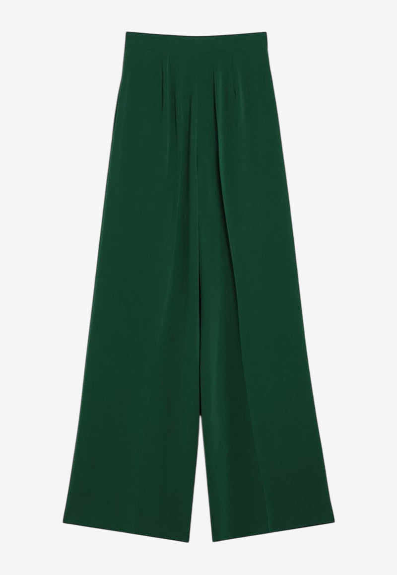 Max Mara Lacatto Cady Wide-Leg Pants Emerald LACCATOCO/R_MAXM-014