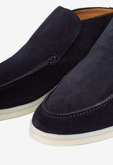 Aurélien Lady City Suede Loafers Navy LADYCITYLOAFNAVY_NAVY