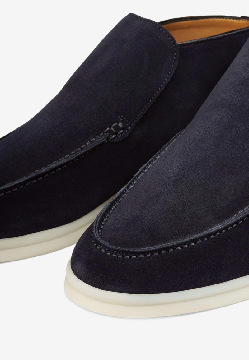 Aurélien Lady City Suede Loafers Navy LADYCITYLOAFNAVY_NAVY