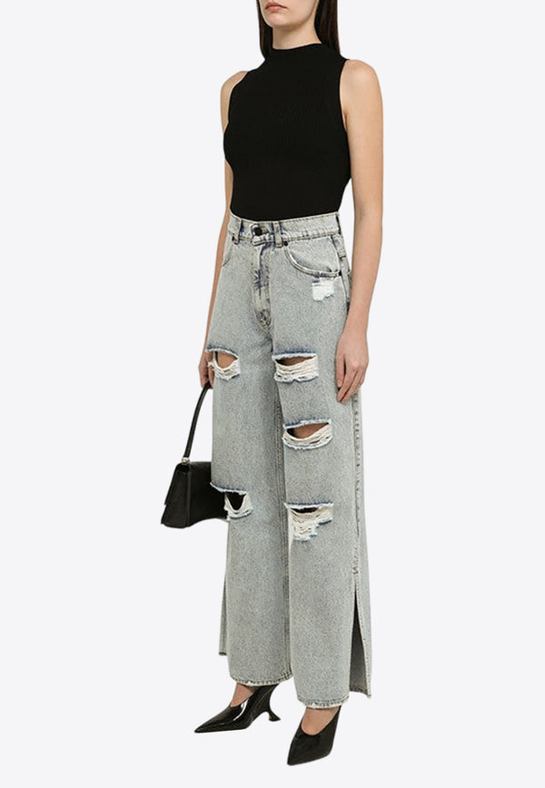 The Mannei Lathi Wide-Leg Jeans LAHTICO/O_MANNE-BL