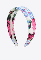 Dolce & Gabbana Kids Girls Floral Print Hairband Multicolor LB3L54 FI5LL HA5MH