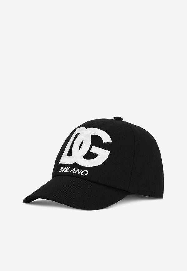 Dolce & Gabbana Kids Boys DG Logo Baseball Cap LB4H80 G7KN0 N0000 Black