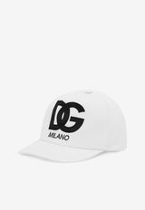 Dolce & Gabbana Kids Boys DG Logo Baseball Cap LB4H80 G7KN0 W0800 White