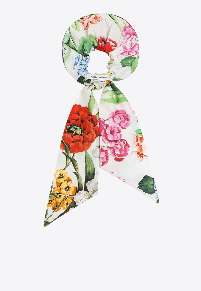 Dolce & Gabbana Kids Girls Floral Print Scrunchie Multicolor LB7A22 HS5S5 HA5KU