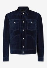 Tom Ford Cashmere Suede Western Jacket LBI001-LMS028 HB841