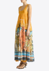 ANTIPODEAN Jett Flared Maxi Dress Yellow LD0181R26JET_MULTI COLO