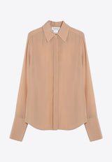 Sportmax Lelia Essential Long-Sleeved Shirt Beige LELIAVI/P_SPORM-040