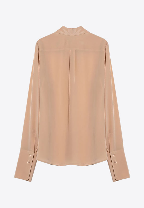 Sportmax Lelia Essential Long-Sleeved Shirt Beige LELIAVI/P_SPORM-040