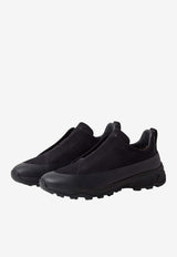 ZEGNA Triple Stitch Leather and Suede Monte Sneakers Navy LHNEL-S7008Z-BNZ_TS