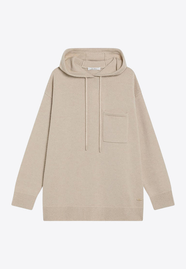 Max Mara Wool and Cashmere Hooded Sweater LIANAWO/R_MAXM-006
