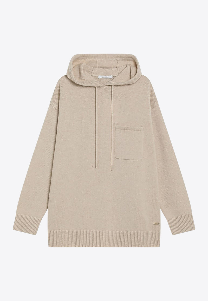 Max Mara Wool and Cashmere Hooded Sweater LIANAWO/R_MAXM-006