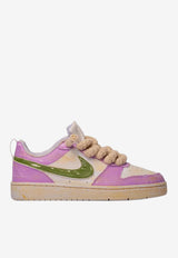 SEDDYS Nike Court Borough Low-Top Sneakers Purple LILAC GREEN_LILAC