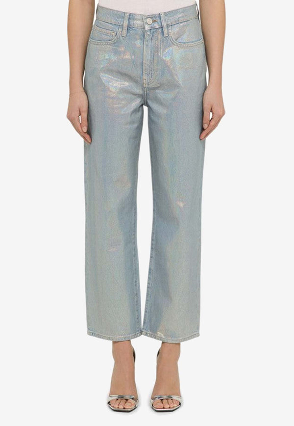 Frame Hologram Cropped Jeans LJNC510CDE/O_FRAME-HOLO