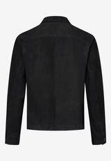Tom Ford Suede Leather Jacket LJS001-LMS003S23 LB999 Black