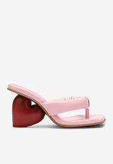 YUME YUME Love 90 Faux Leather Sandals Pink LM0006LE/O_YUME-CR