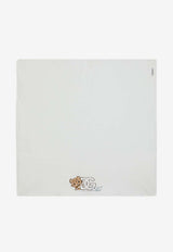 Dolce & Gabbana Kids Babies Leopard and Boat Print Interlock Blanket Multicolor LNJA88 G7PNK S9000