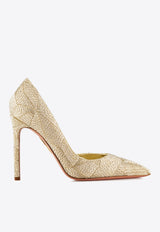 Aquazzura La Nuit 105 Pumps LNTHIGP0-NPL-PLA Beige