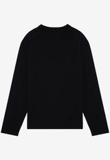 Tekla Logo Plaque Long-Sleeved T-shirt Black LTSH-BLACO/P_TEKLA-BLK