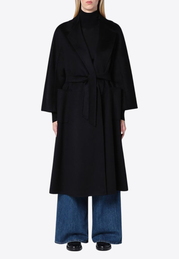 Max Mara Ludmilla Cashmere Long Coat Black LUDMILLAWO/P_MAXM-004