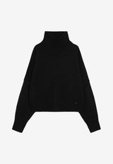 Wool-Blend High-Neck Sweater