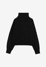 Wool-Blend High-Neck Sweater