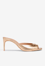 Malone Souliers Lumi 70 Metallic Leather Sandals LUMI 70-4 ANTIQUE GOLD/ANTIQUE GOLD