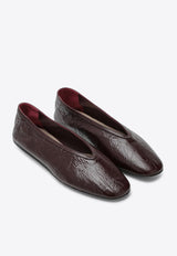 Le Monde Béryl Luna Leather Ballet Flats Bordeaux LUNNPL/P_LEMOB-AUB