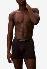 Calvin Klein Logo Waistband Boxer Briefs - Set of 5 Black LV00NB439540Y_MULTI COLO
