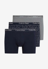 Calvin Klein Logo Jacquard Boxer Briefs - Set of 3 Multicolor LV00NB44103ZV_MULTI COLO