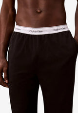 Calvin Klein Logo Waistband Jersey Pajama Pants Black LV00NM2926UB1_BLACK