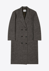 LOW CLASSIC Wool Oversized Long Coat LW243CT11_GRGREY